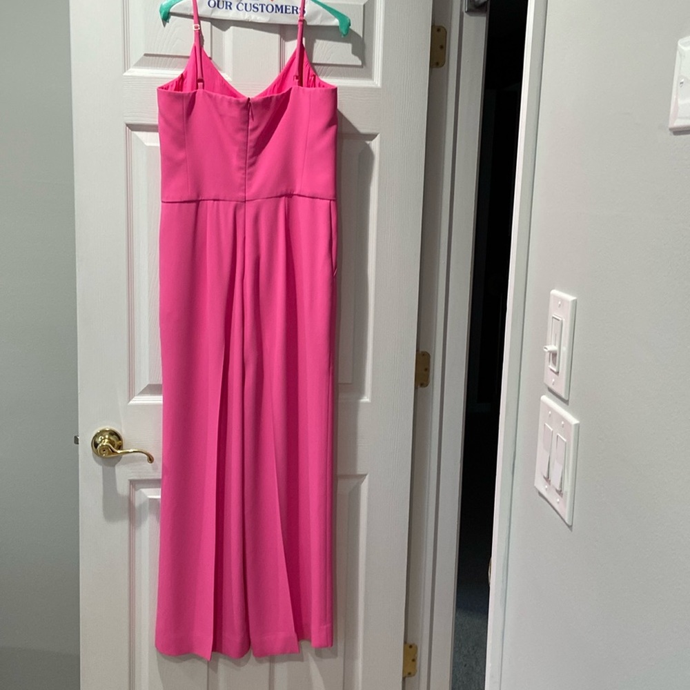 Trina Turk Jumpsuit.  Size 10. Color Pink. - Picture 2 of 4